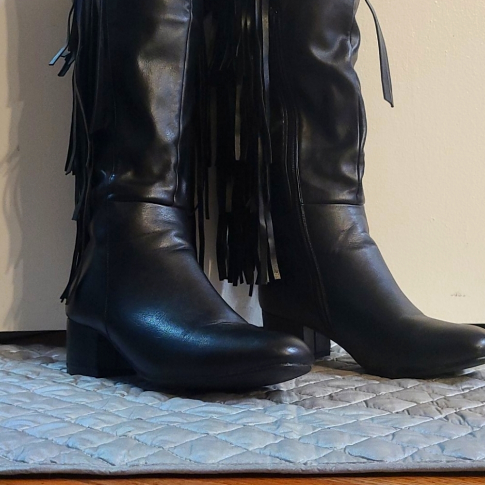Olivia Miller 'Jackson' Black Over-the-knee Boots